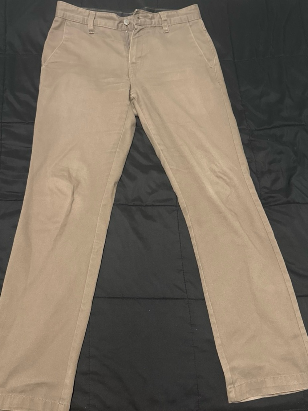 Volcom Men's Slim Straight Chino Pants in Brown